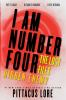 Book cover for "I am number four".