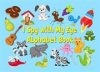 Book cover for "I Spy With My Eye Alphabet Book".