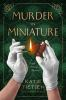 Book cover for "Murder in miniature".