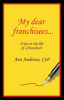 Book cover for "My Dear Franchisees".