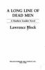Book cover for "A long line of dead men".