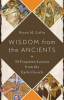 Book cover for "Wisdom from the Ancients".