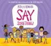 Book cover for "Say something".