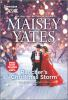 Book cover for "Rancher's Christmas storm".