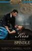Book cover for "The kiss of the spindle".