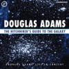 Book cover for "The hitchhiker's guide to the galaxy".