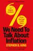 Book cover for "We need to talk about inflation".