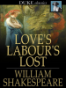 Book Cover for "Love's Labour's Lost"
