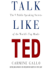 Book Cover for "Talk Like TED"