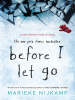 Book Cover for "Before I Let Go"