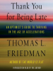 Book Cover for "Thank You for Being Late"