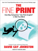 Book Cover for "The Fine Print"
