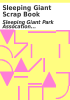 Book cover for "Sleeping Giant scrap book".