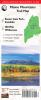 Book cover for "Maine Mountains Trail Map".