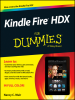 Book Cover for "Kindle Fire HDX For Dummies"