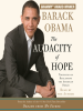 Book Cover for "The Audacity of Hope"