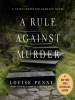Book Cover for "A Rule Against Murder"